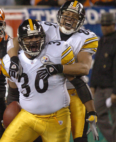 Hines Ward and Jerome Bettis